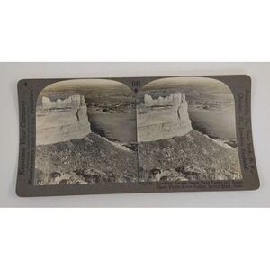 Scotts Bluff Nebraska Stereoview Card Platte River Valley Sugar Beet Field